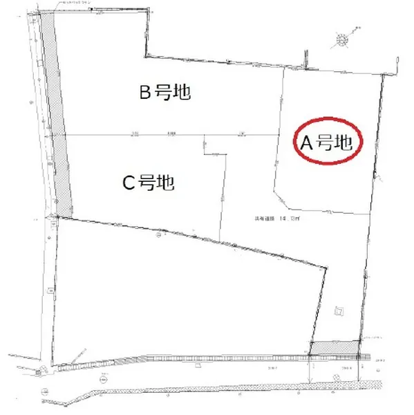 【土地】安佐南区西原２丁目A号地の画像