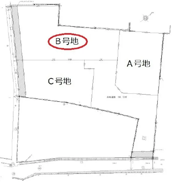 【土地】安佐南区西原２丁目B号地の画像
