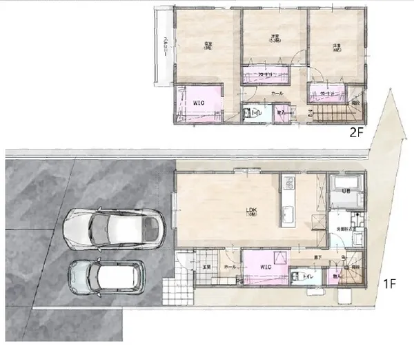 【土地・建物】★新築★安佐南区長楽寺2丁目A棟の画像3