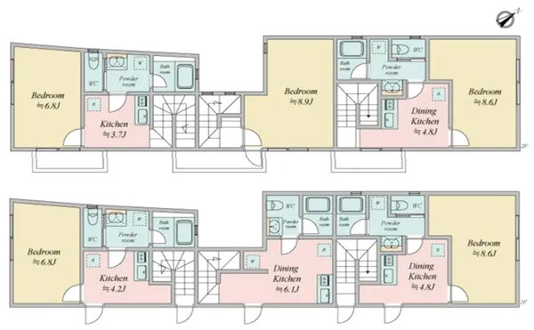 【黎明荘】民泊＋賃貸用戸建 東京都板橋区中台1丁目の画像2
