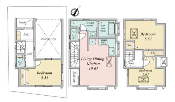 【黎明荘】民泊＋賃貸用戸建 東京都板橋区中台1丁目の画像4