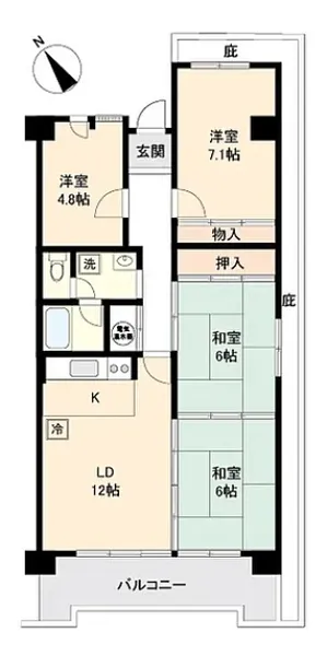 山口県宇部市文京町 1棟マンション(12戸)の画像2