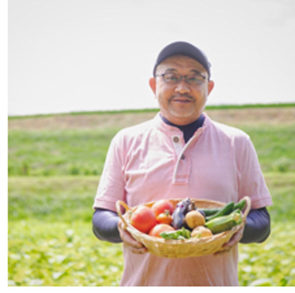 地元の農家と野菜