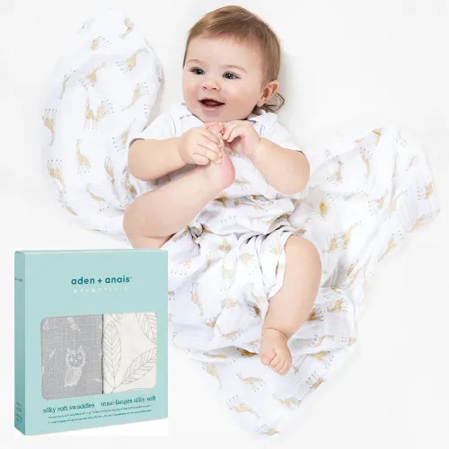 aden+anais スワドル２枚セット